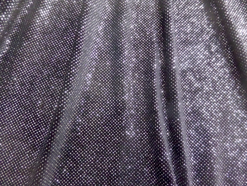 2.Silver-Black Glitter Velvet#2