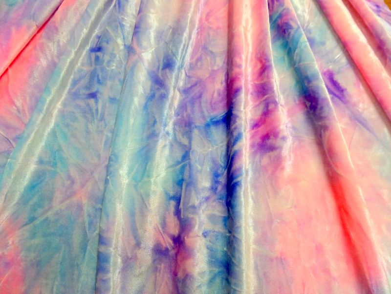 6.Lilac-Pink-Blue Tye-Dye Velvet #3