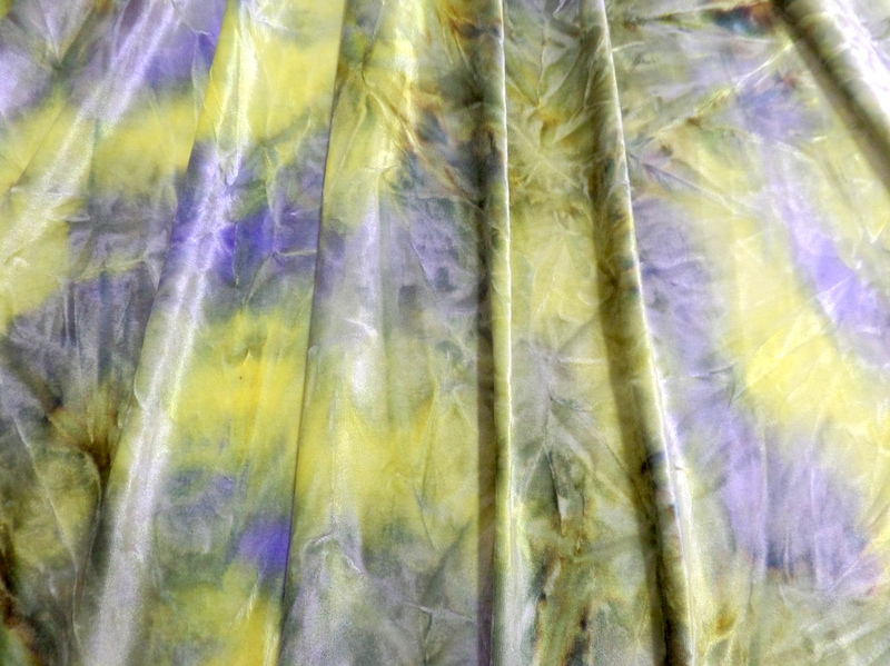 3.Olive-Lavender Tye-Dye Velvet #3