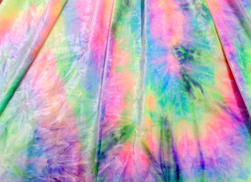 1.Multi-Pastel Tye-Dye Velvet#3