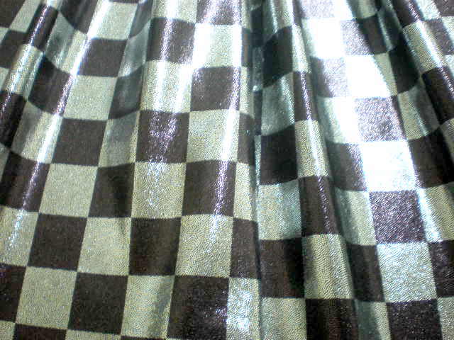2.Silver-Black misty Dot Checker