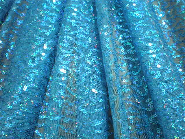 4.Teal Random Sequins