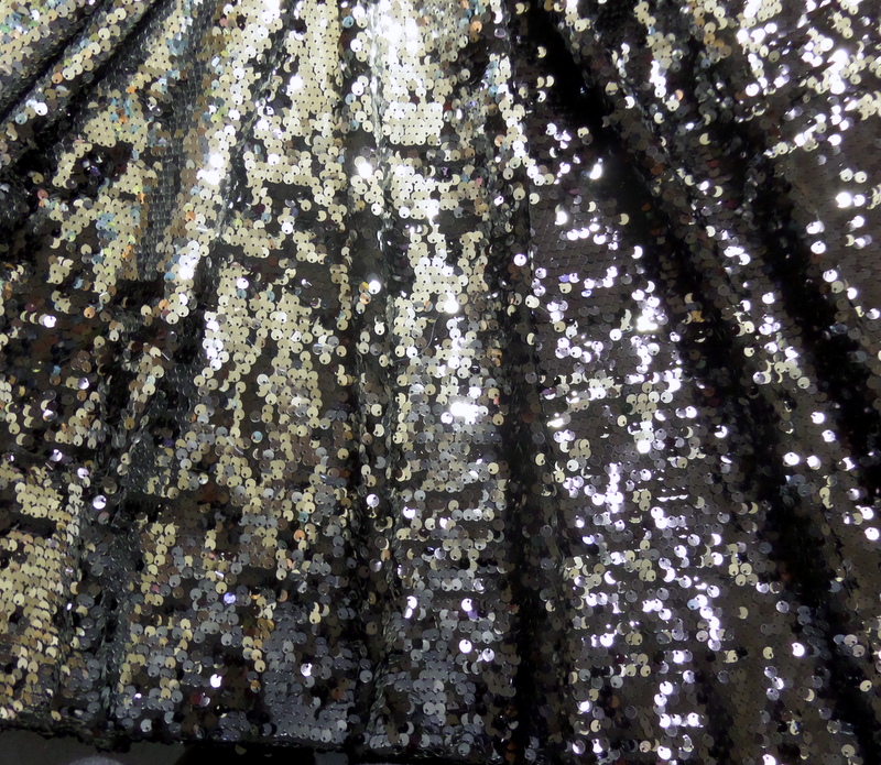 7.Black-Silver Two Tone Sequins