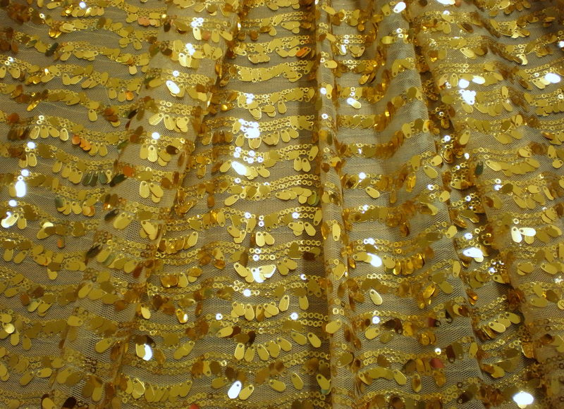 6.S. Gold Vegas Sequins #3