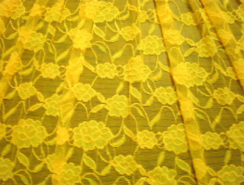 1.Yellow Romance Flower Lace#2