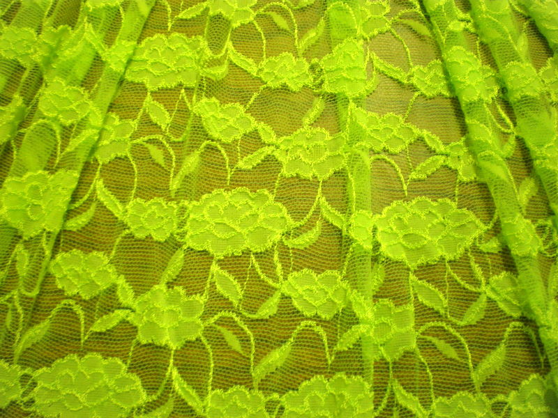 4.Lime Romance Flower Lace#2