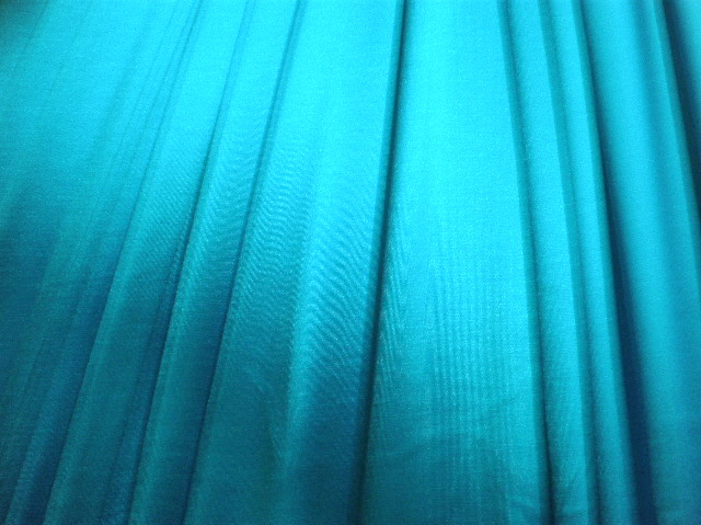 4. Turquoise Stretch Satin#1