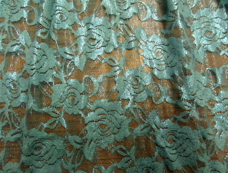 6.Turquoise Metallic Lace #2
