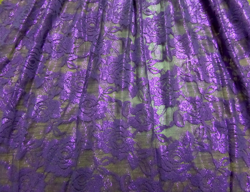 8.Purple Metallic Lace #2