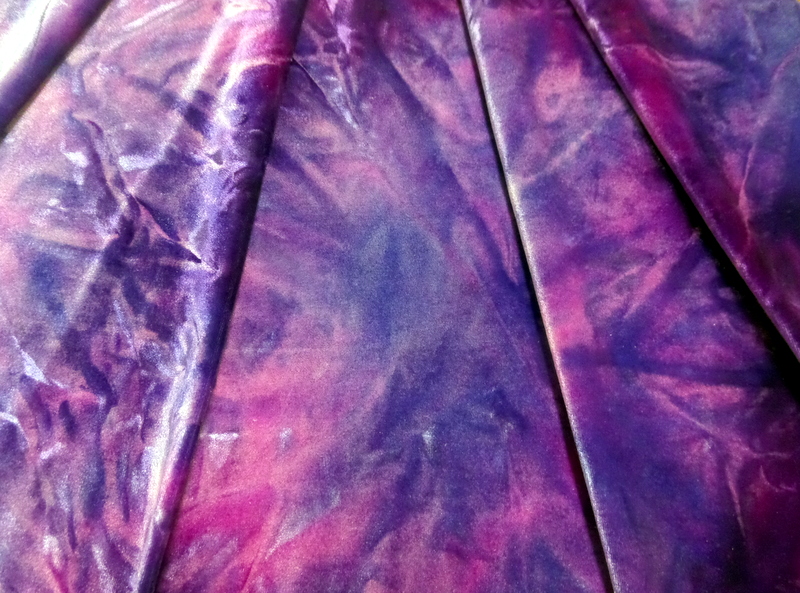 3.Purple-Fuchsia Tye-Dye Velvet#2