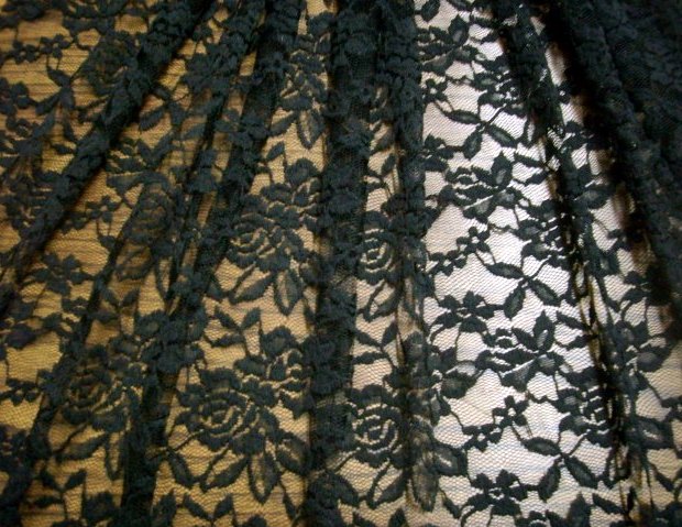 4.Black Romace Flower Lace #3