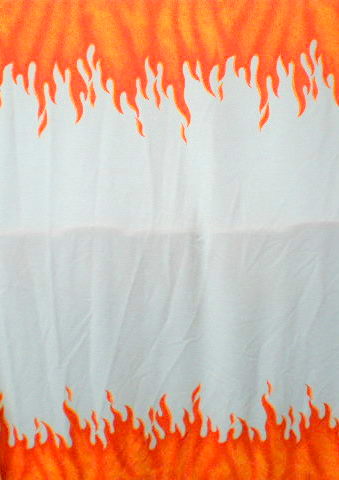 5.White-Orange Flame prints